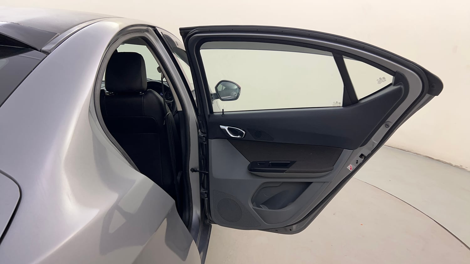 Used 2019 Tata Tigor Revotron XZ+ Petrol Manual interior RIGHT REAR DOOR OPEN VIEW