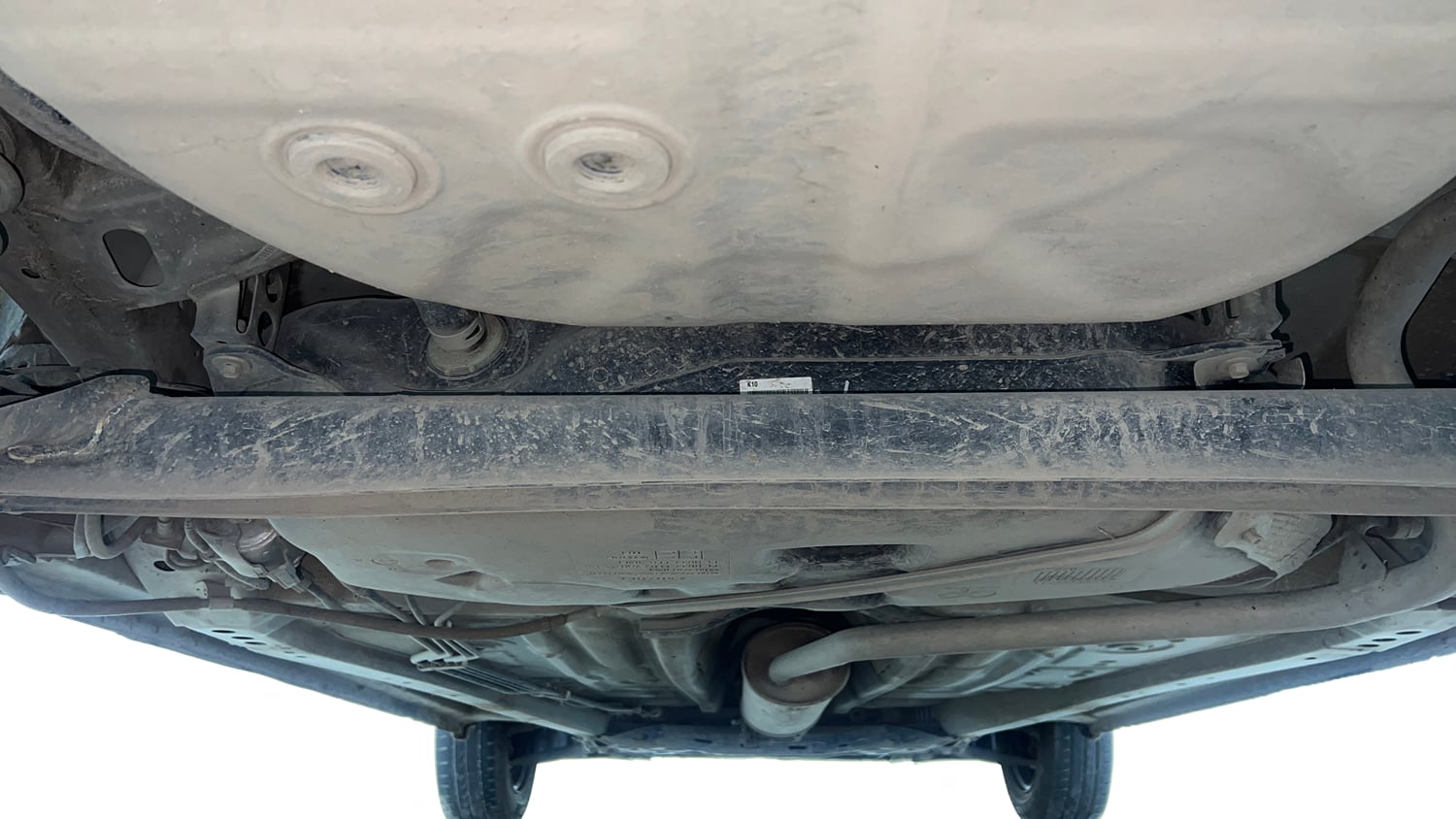 Used 2022 Maruti Suzuki Wagon R VXI 1.0 Petrol Manual extra REAR UNDERBODY VIEW (TAKEN FROM REAR)