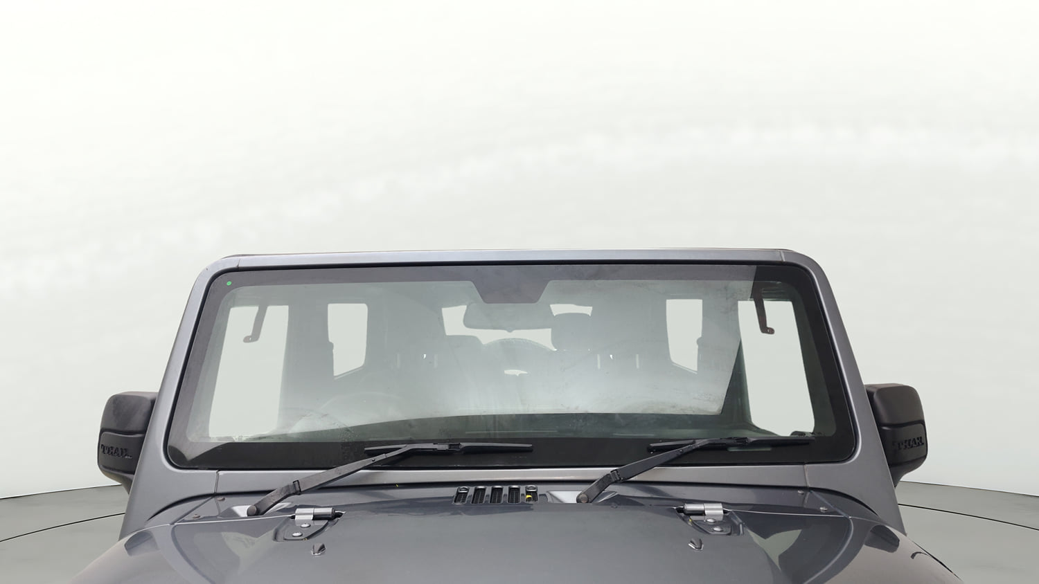 Used 2020 mahindra Thar LX Hard Top Petrol AT 4WD Petrol Automatic exterior FRONT WINDSHIELD VIEW