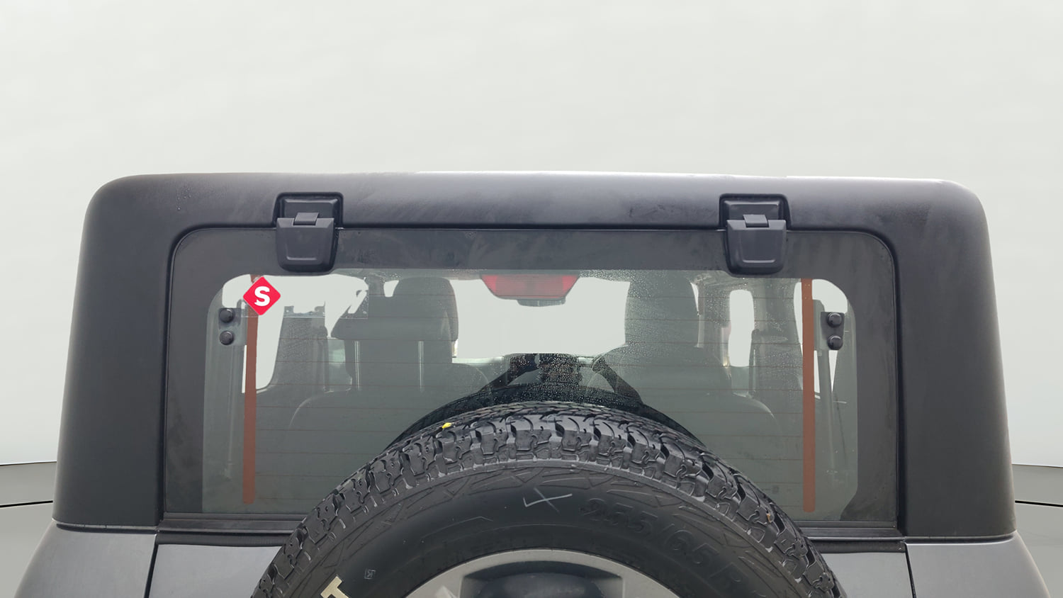 Used 2020 mahindra Thar LX Hard Top Petrol AT 4WD Petrol Automatic exterior BACK WINDSHIELD VIEW