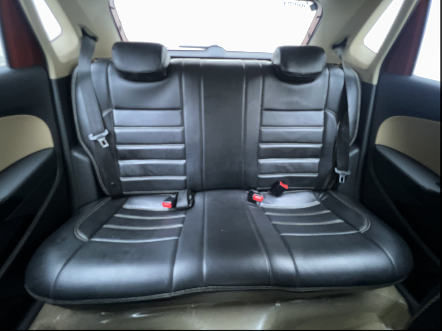 Used 2015 Volkswagen Polo Highline1.2L (P) Petrol Manual interior REAR SEAT CONDITION VIEW