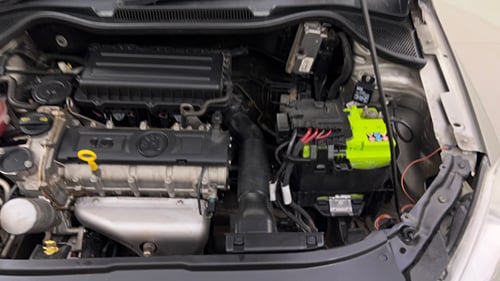 Used 2016 Skoda Rapid 1.6 MPI Ambition Petrol Manual engine ENGINE LEFT SIDE VIEW