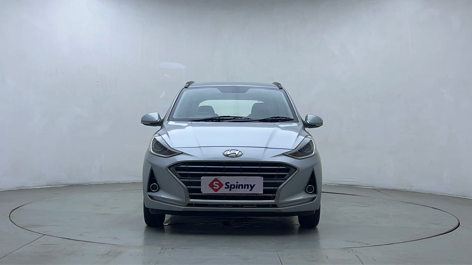 Used 2019 Hyundai Grand i10 Nios Sportz AMT 1.2 Kappa VTVT Petrol Automatic exterior FRONT VIEW