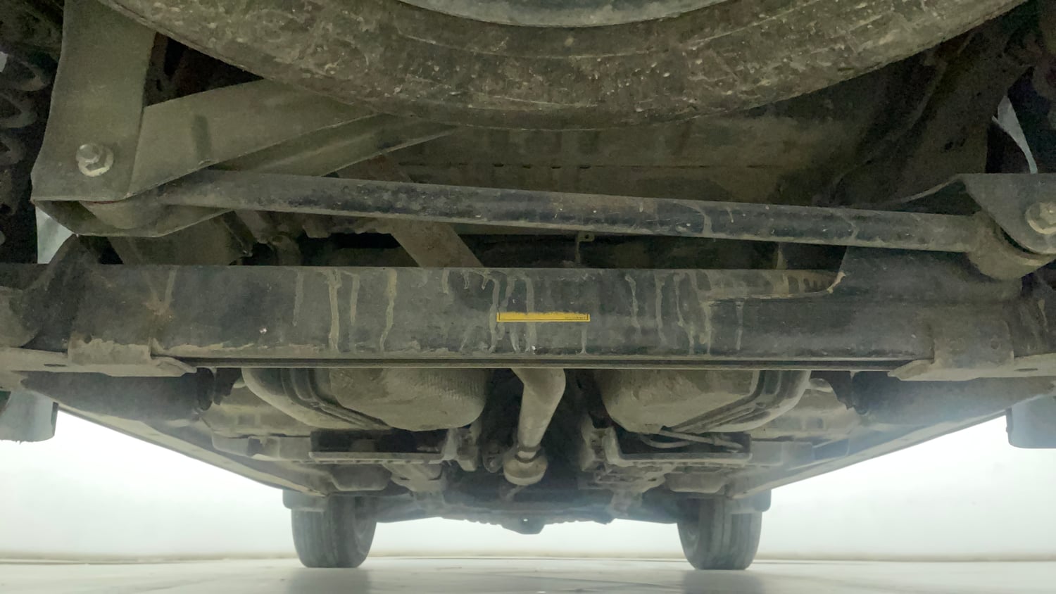Used 2021 Tata Harrier XT Plus Dark Edition Diesel Manual extra REAR UNDERBODY VIEW (TAKEN FROM REAR)