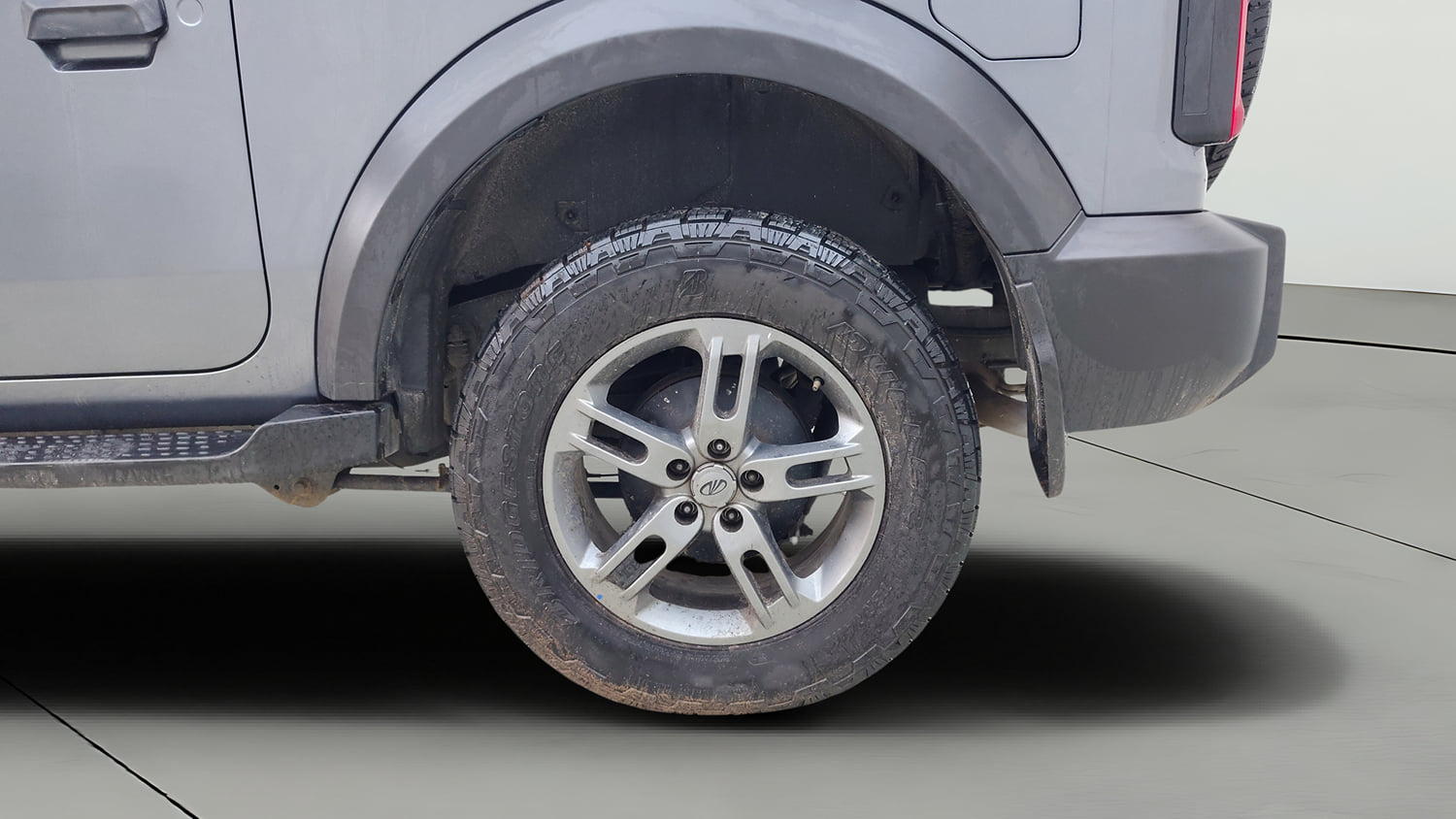 Used 2020 mahindra Thar LX Hard Top Petrol AT 4WD Petrol Automatic tyres LEFT REAR TYRE RIM VIEW