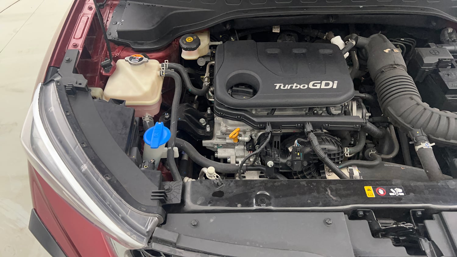 Used 2023 Kia Sonet HTX 1.0 DCT Petrol Automatic engine ENGINE RIGHT SIDE VIEW
