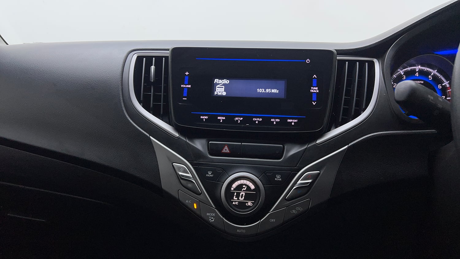 Used 2021 Maruti Suzuki Baleno Delta Petrol Manual top_features Integrated (in-dash) music system