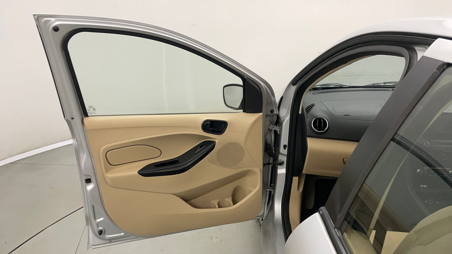 Used 2019 Ford Figo Aspire Titanium 1.2 Ti-VCT Petrol Manual interior LEFT FRONT DOOR OPEN VIEW