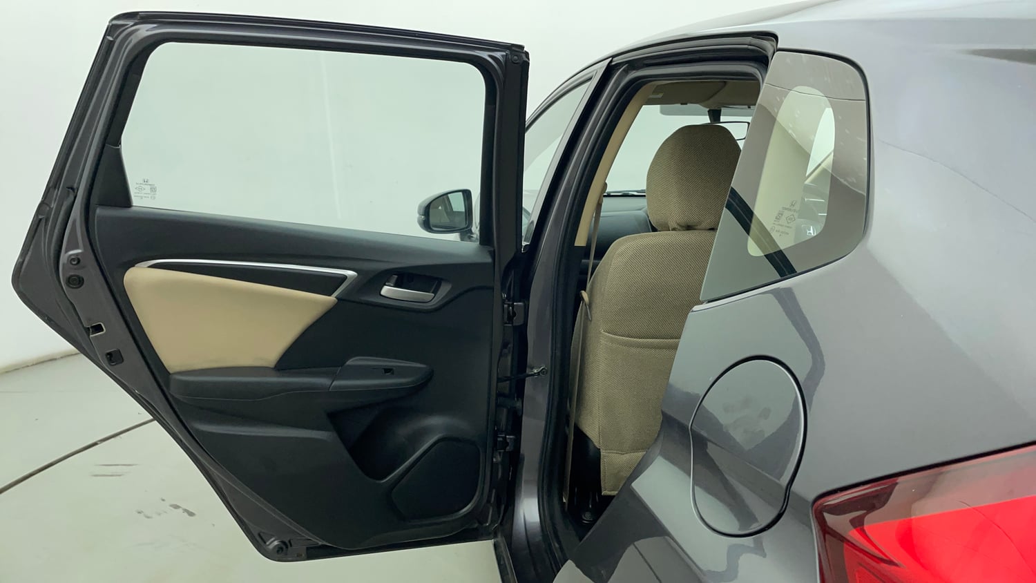 Used 2019 Honda Jazz VX CVT Petrol Petrol Automatic interior LEFT REAR DOOR OPEN VIEW