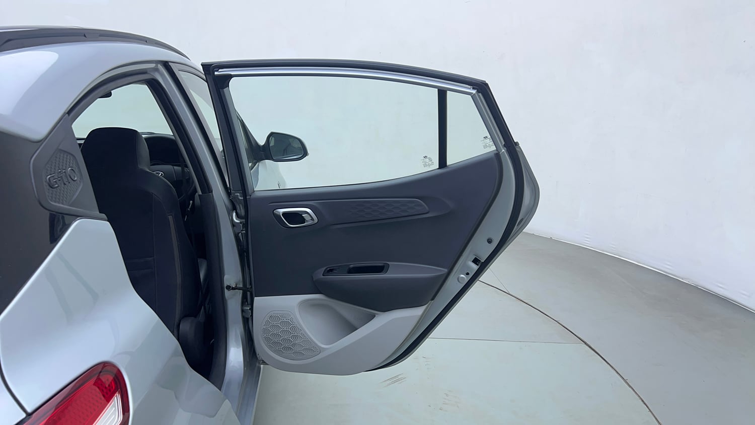 Used 2019 Hyundai Grand i10 Nios Sportz AMT 1.2 Kappa VTVT Petrol Automatic interior RIGHT REAR DOOR OPEN VIEW