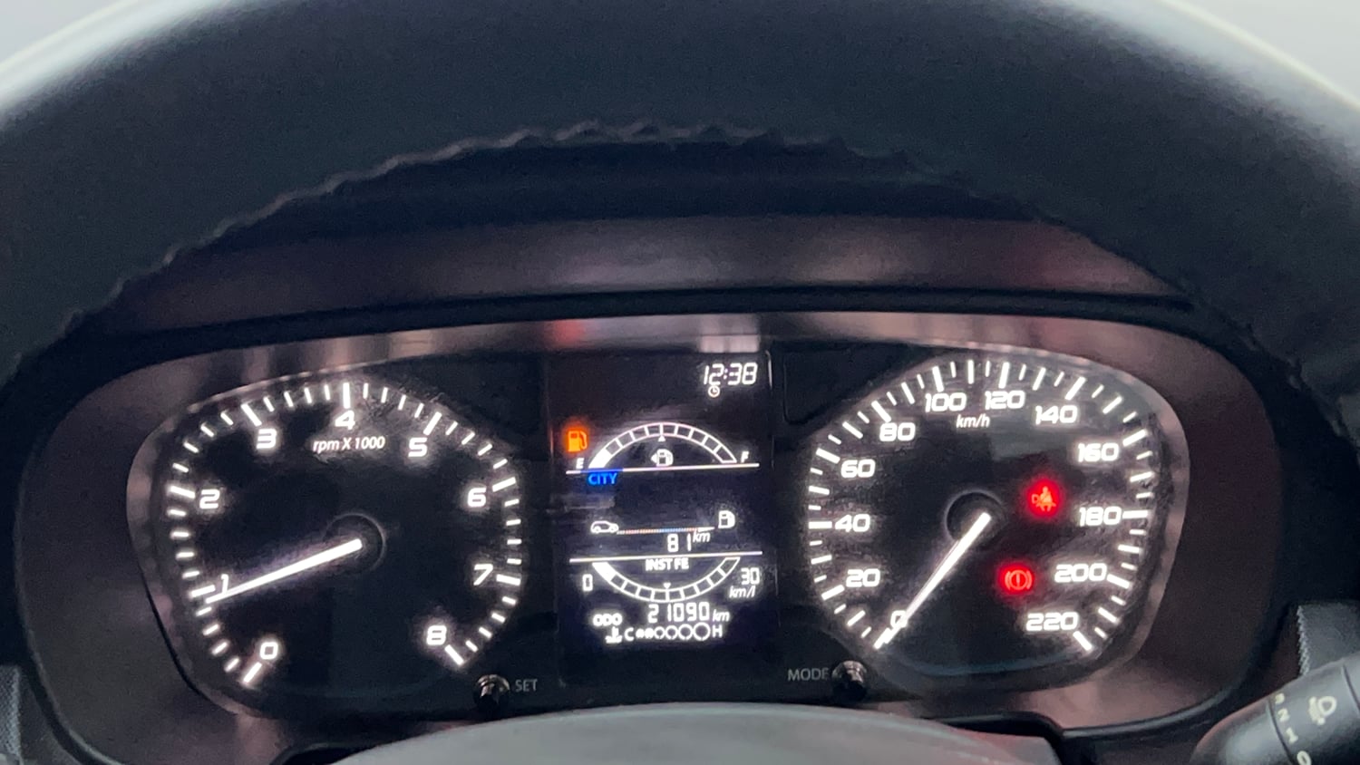 Used 2022 Tata Punch Adventure MT Petrol Manual interior CLUSTERMETER VIEW