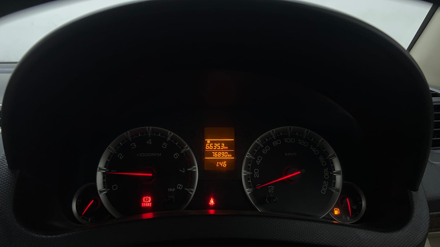 Used 2014 Maruti Suzuki Swift Dzire VXI Petrol Manual interior CLUSTERMETER VIEW