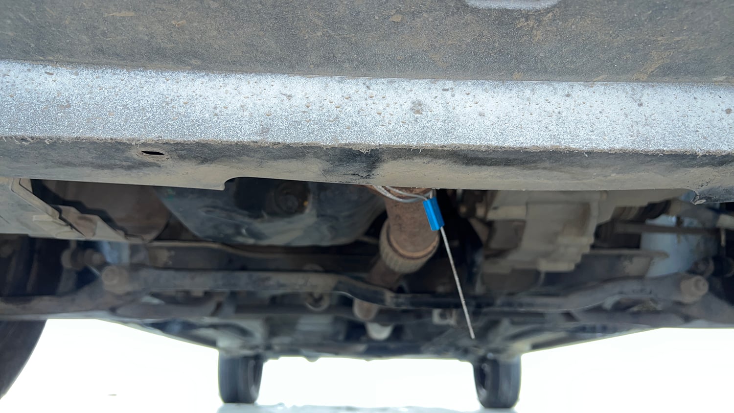 Used 2024 Tata Tigor XZ Plus CNG Cng Manual extra FRONT LEFT UNDERBODY VIEW