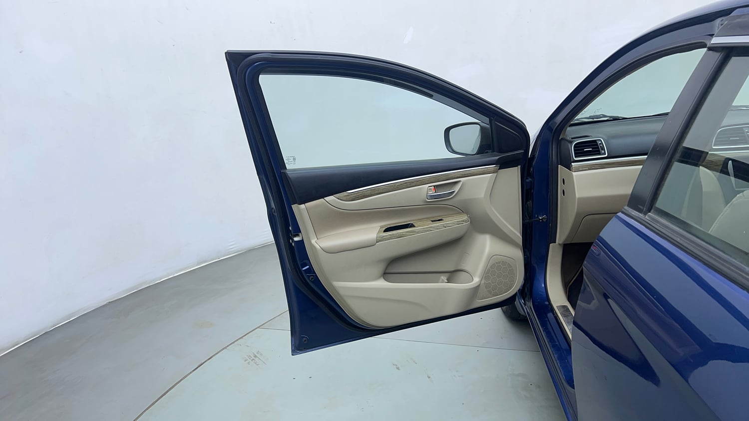 Used 2021 Maruti Suzuki Ciaz Zeta 1.5 AT Petrol Automatic interior LEFT FRONT DOOR OPEN VIEW