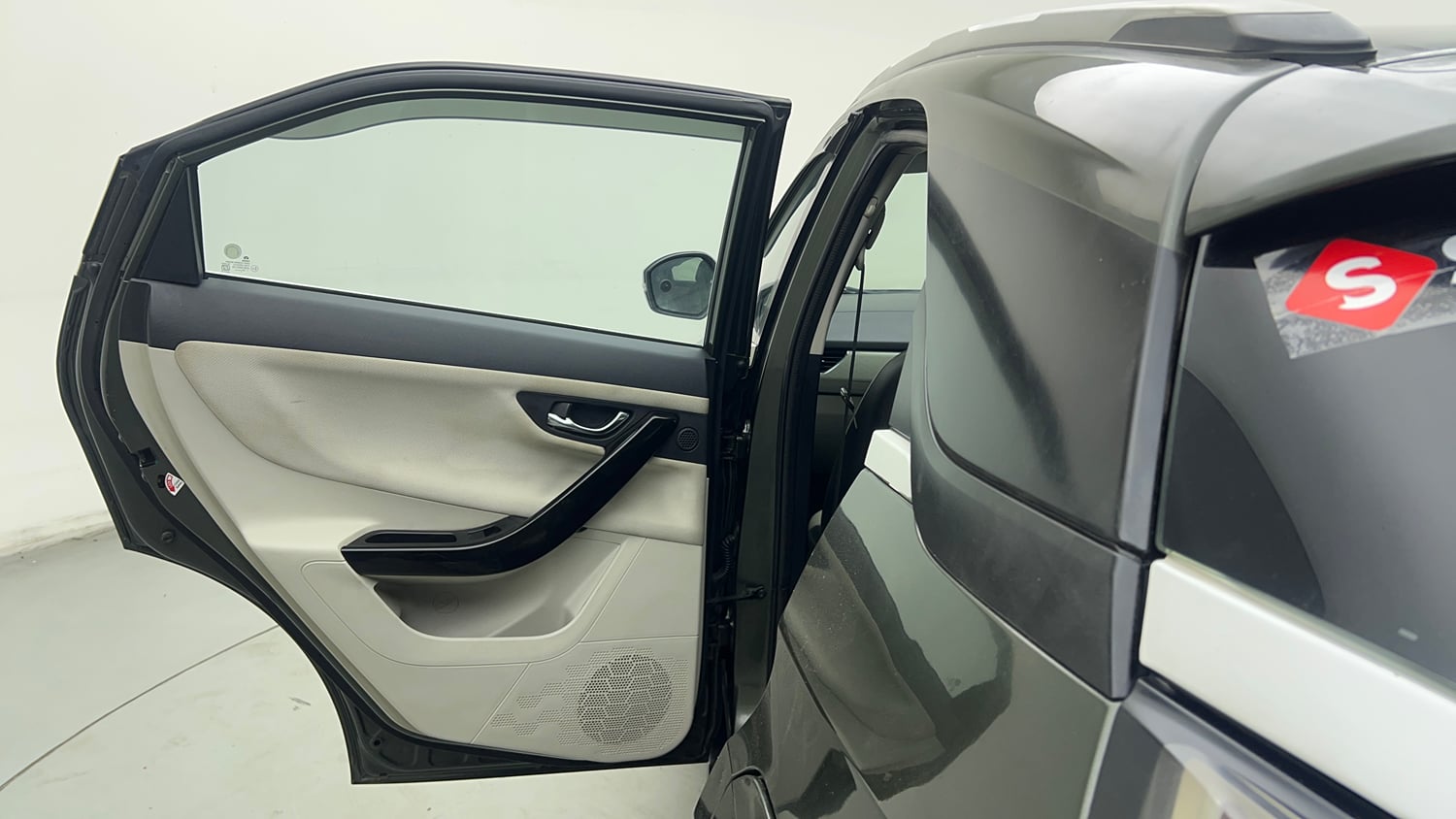 Used 2020 Tata Nexon XZ Petrol Manual interior LEFT REAR DOOR OPEN VIEW