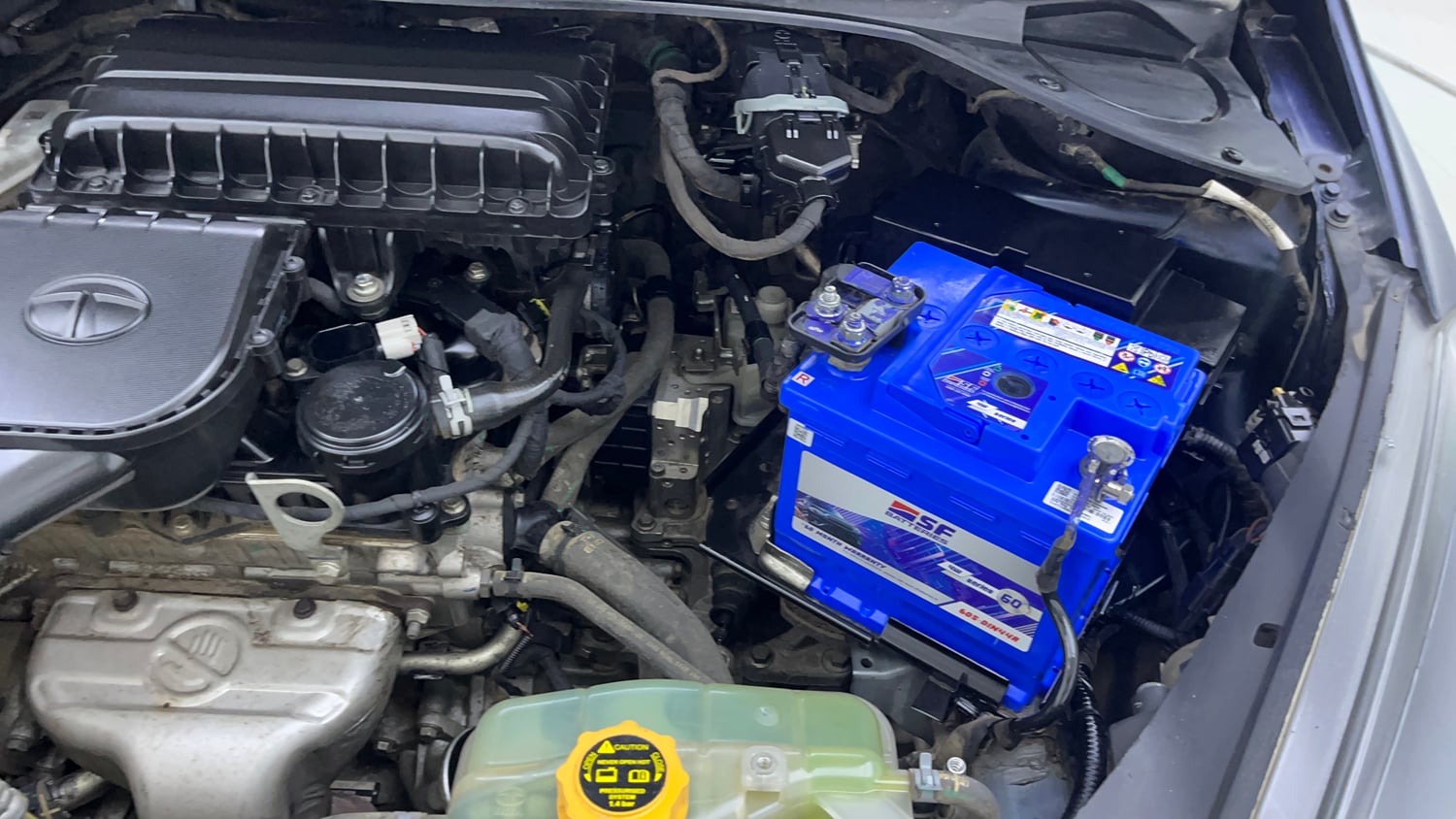 Used 2019 Tata Tigor Revotron XZA Petrol Automatic engine ENGINE LEFT SIDE VIEW