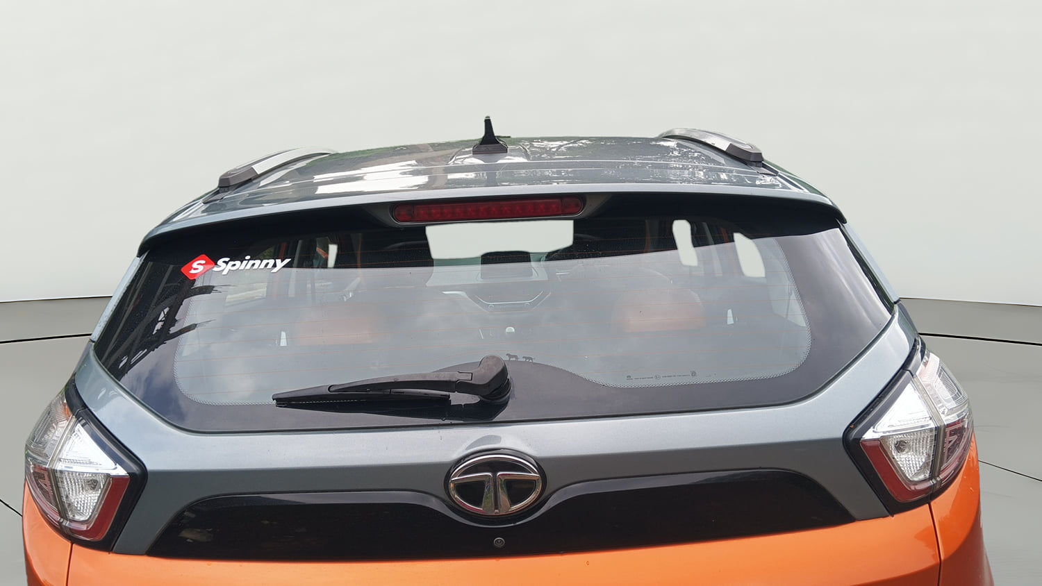 Used 2018 Tata Nexon XZ Plus Diesel Dual Tone Diesel Manual exterior BACK WINDSHIELD VIEW