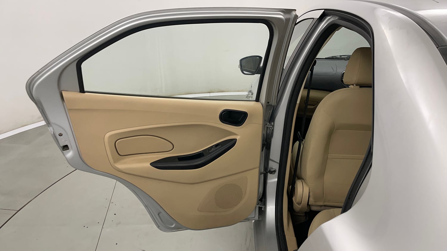 Used 2019 Ford Figo Aspire Titanium 1.2 Ti-VCT Petrol Manual interior LEFT REAR DOOR OPEN VIEW