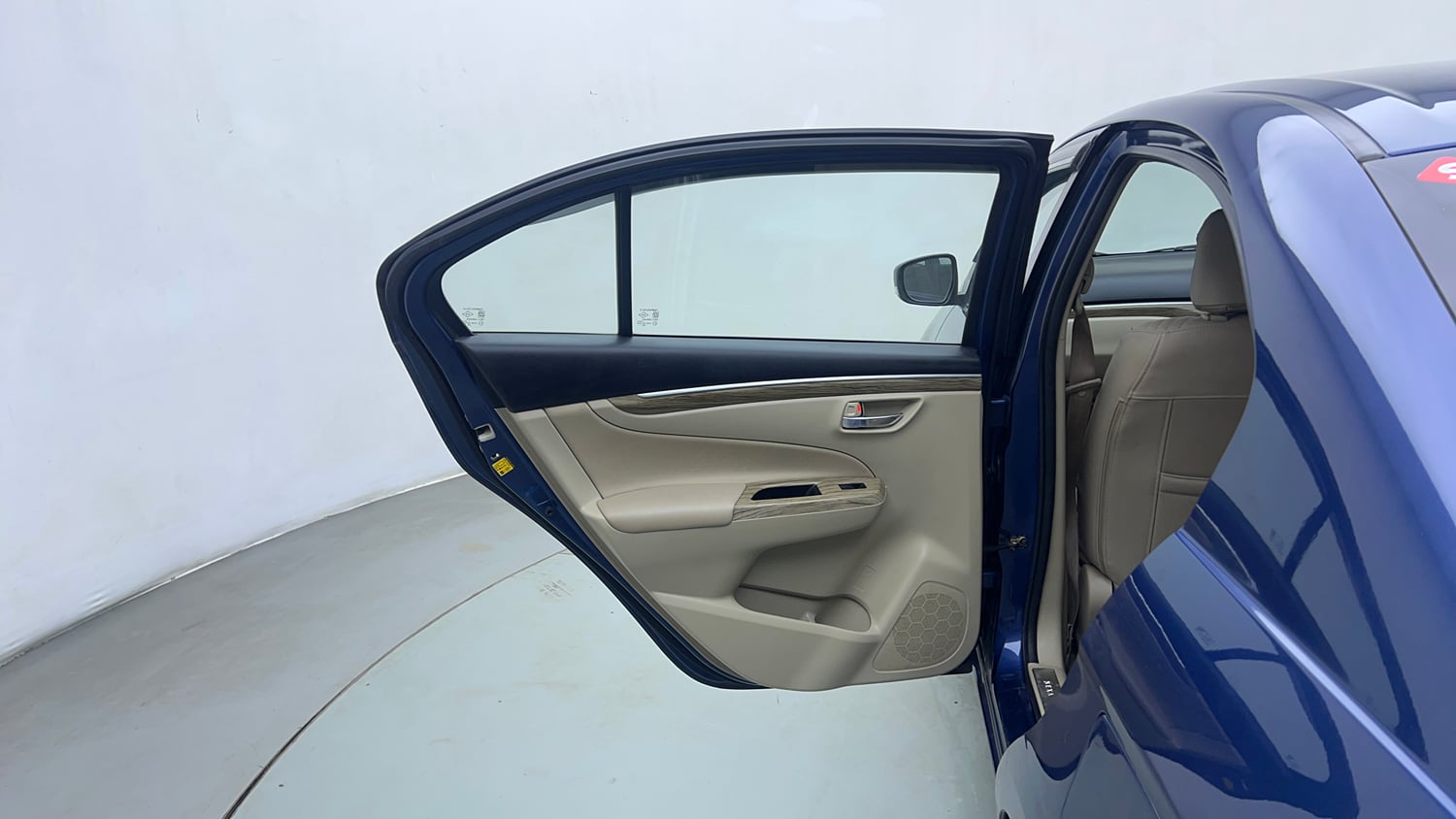 Used 2021 Maruti Suzuki Ciaz Zeta 1.5 AT Petrol Automatic interior LEFT REAR DOOR OPEN VIEW