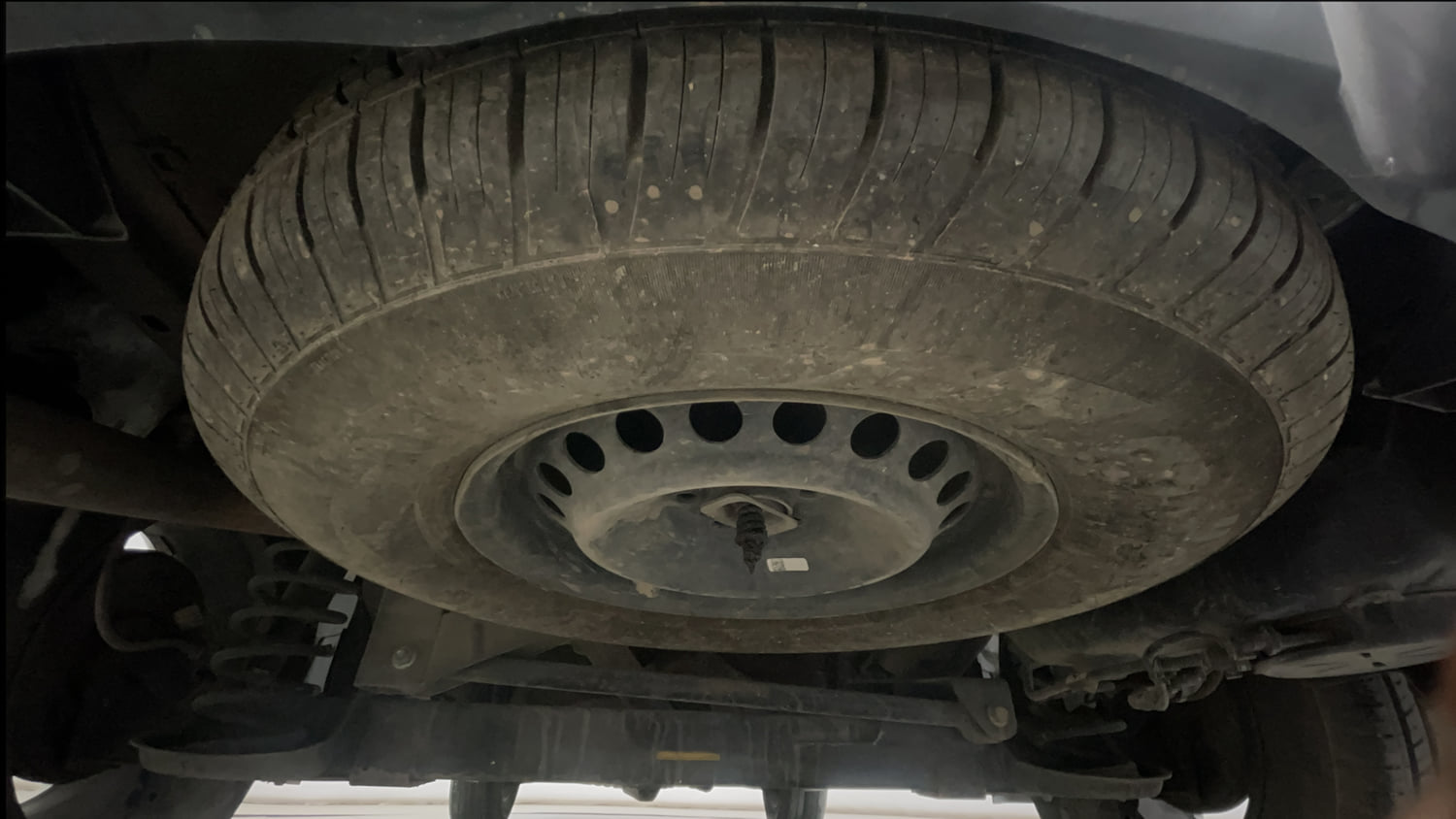 Used 2021 Tata Harrier XT Plus Dark Edition Diesel Manual tyres SPARE TYRE VIEW