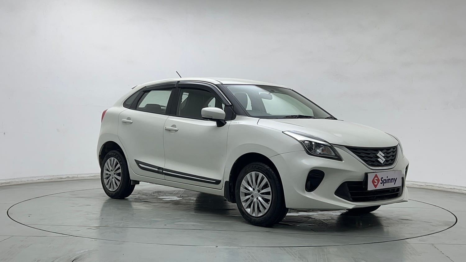 Used 2021 Maruti Suzuki Baleno Delta Petrol Manual exterior RIGHT FRONT CORNER VIEW