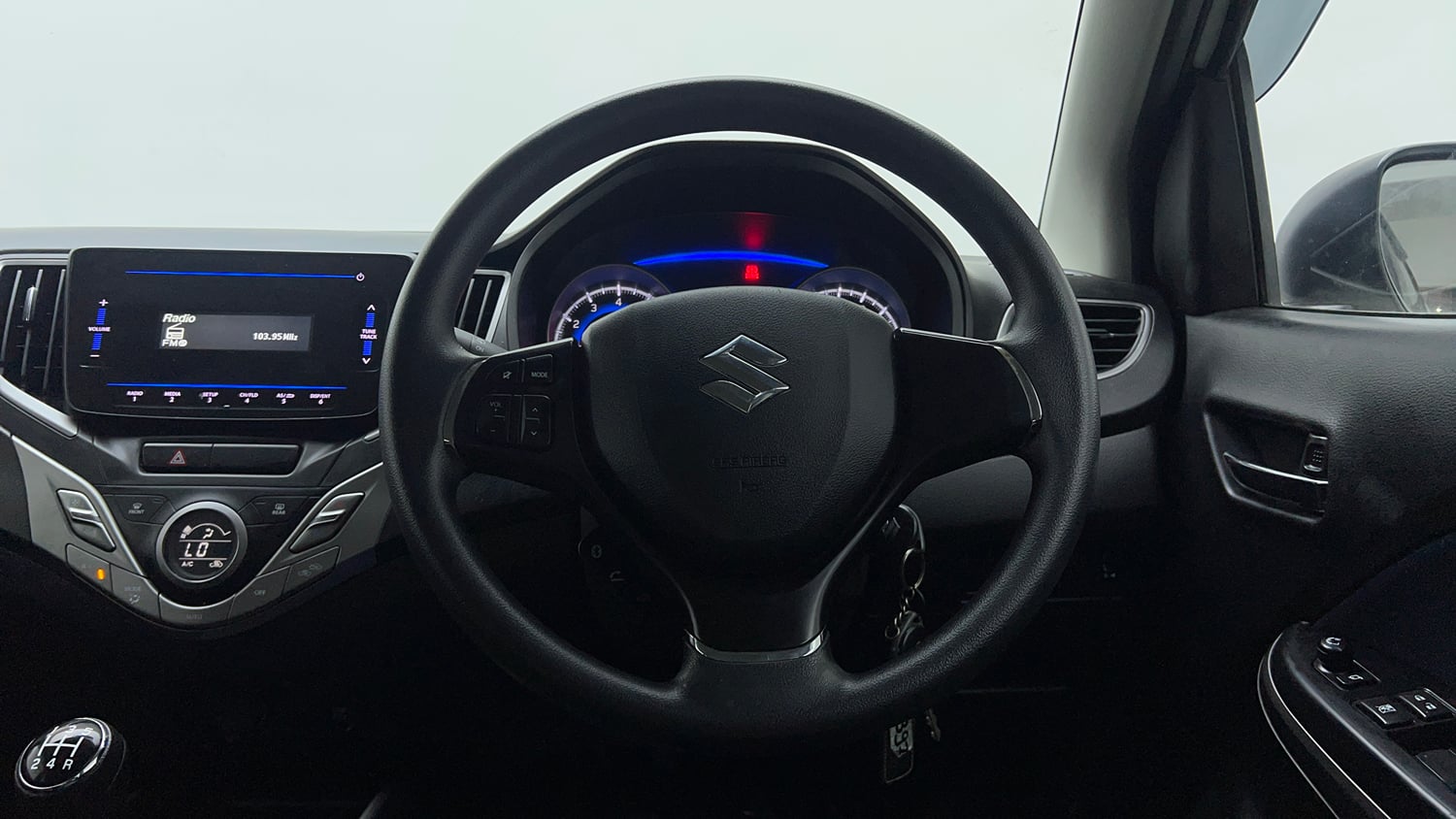 Used 2021 Maruti Suzuki Baleno Delta Petrol Manual interior STEERING VIEW