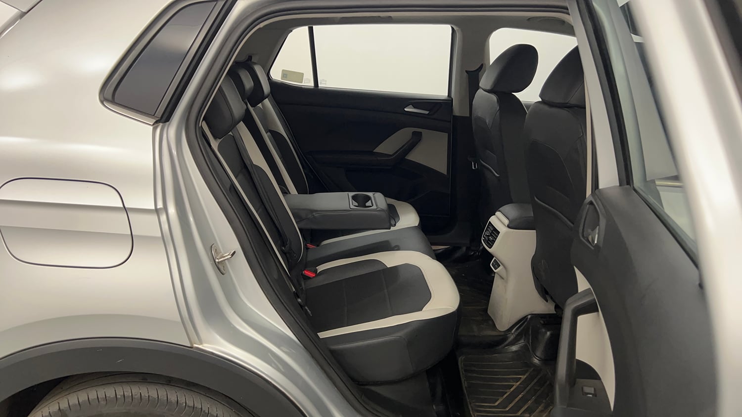 Used 2024 Volkswagen Taigun Topline 1.0 TSI AT Petrol Automatic interior RIGHT SIDE REAR DOOR CABIN VIEW