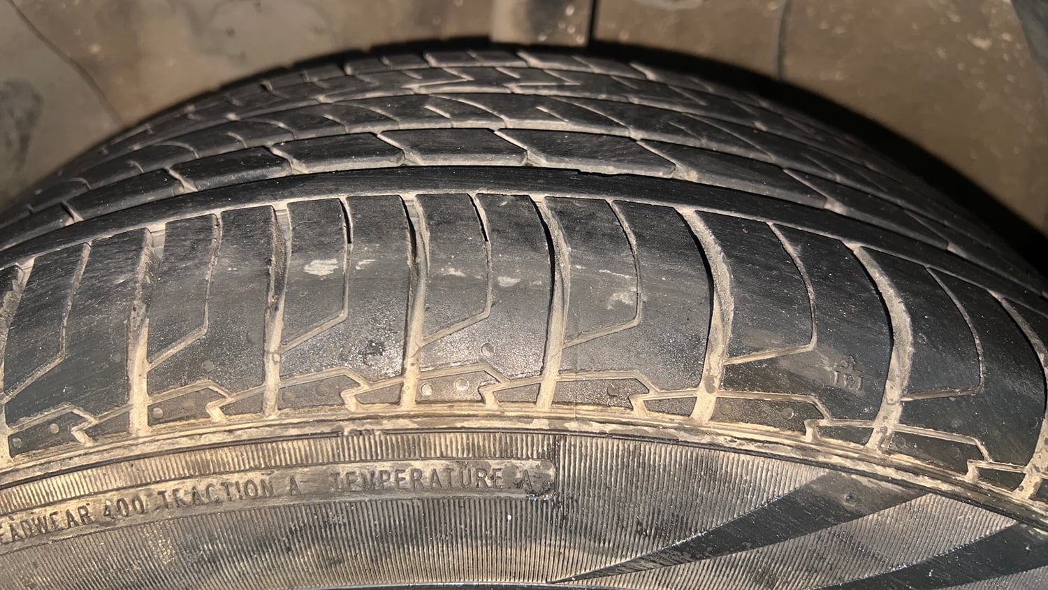 Used 2020 Hyundai Creta SX 1.5 Petrol IVT Petrol Automatic tyres LEFT FRONT TYRE TREAD VIEW