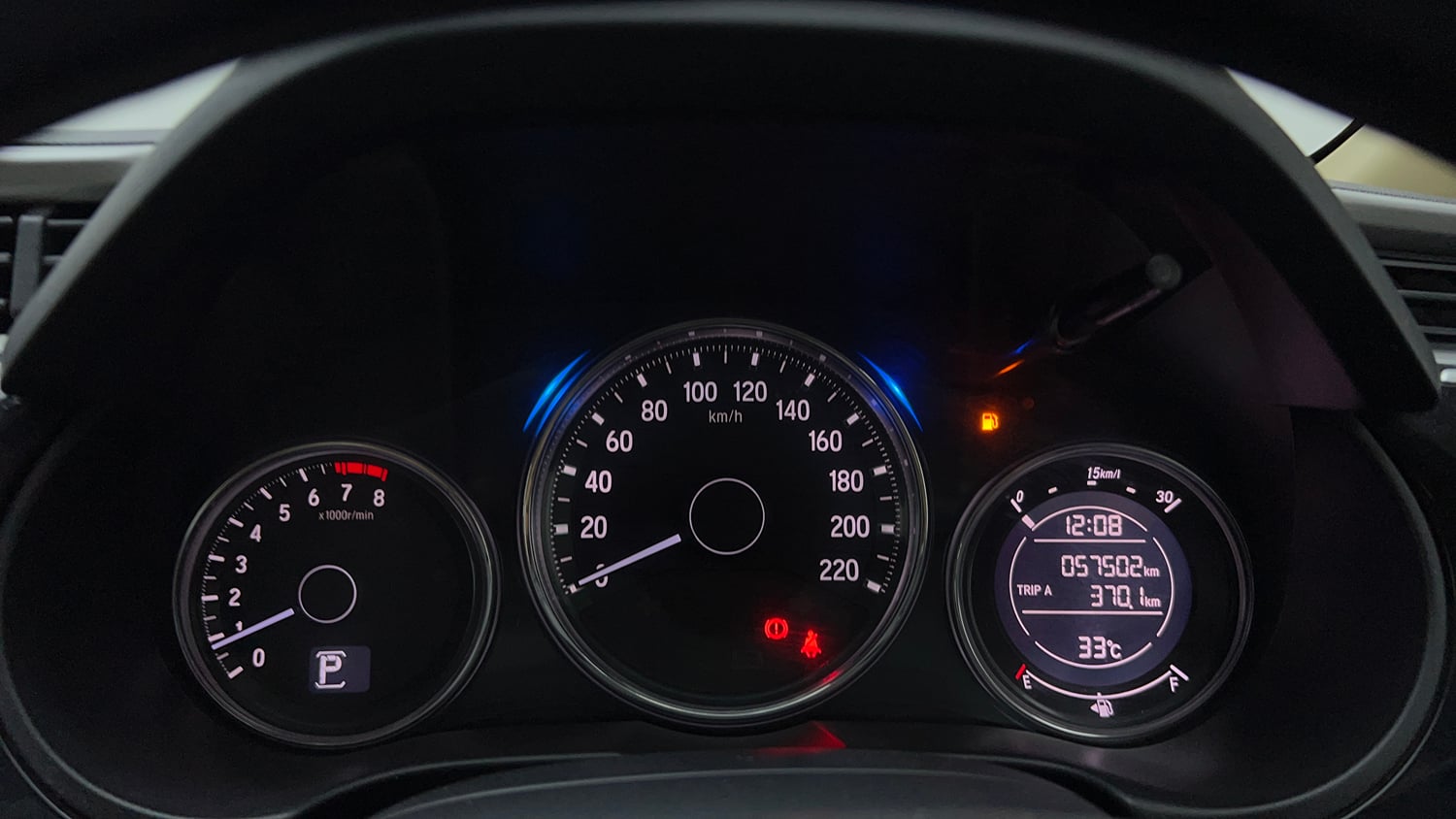 Used 2018 Honda City V CVT Petrol Petrol Automatic interior CLUSTERMETER VIEW