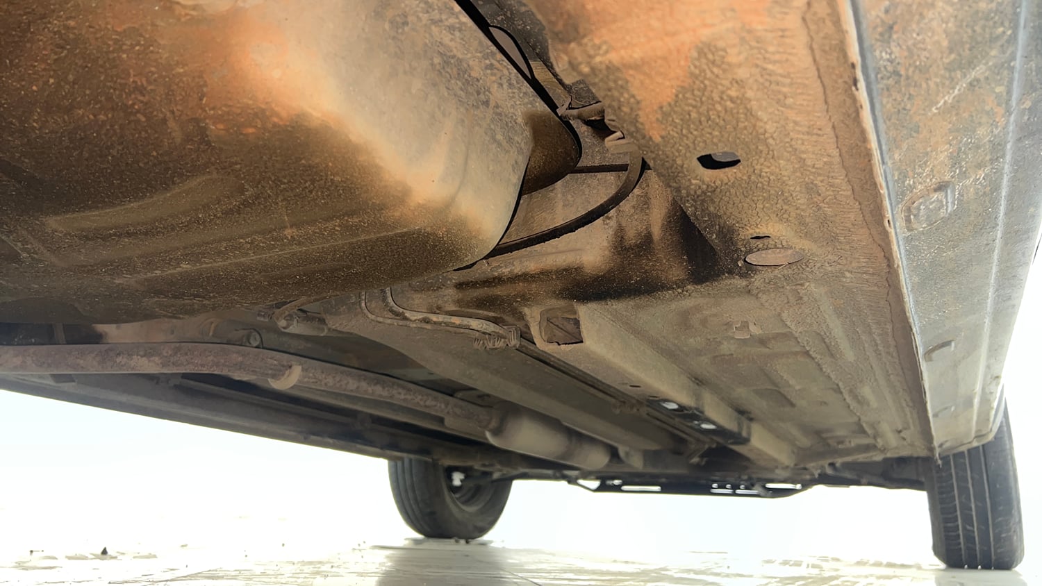 Used 2024 Renault Triber RXZ EASY-R AMT Petrol Automatic extra REAR RIGHT UNDERBODY VIEW