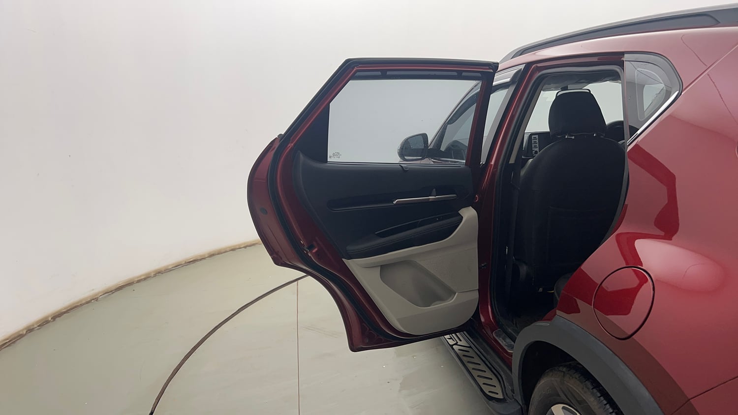 Used 2023 Kia Sonet HTX 1.0 DCT Petrol Automatic interior LEFT REAR DOOR OPEN VIEW