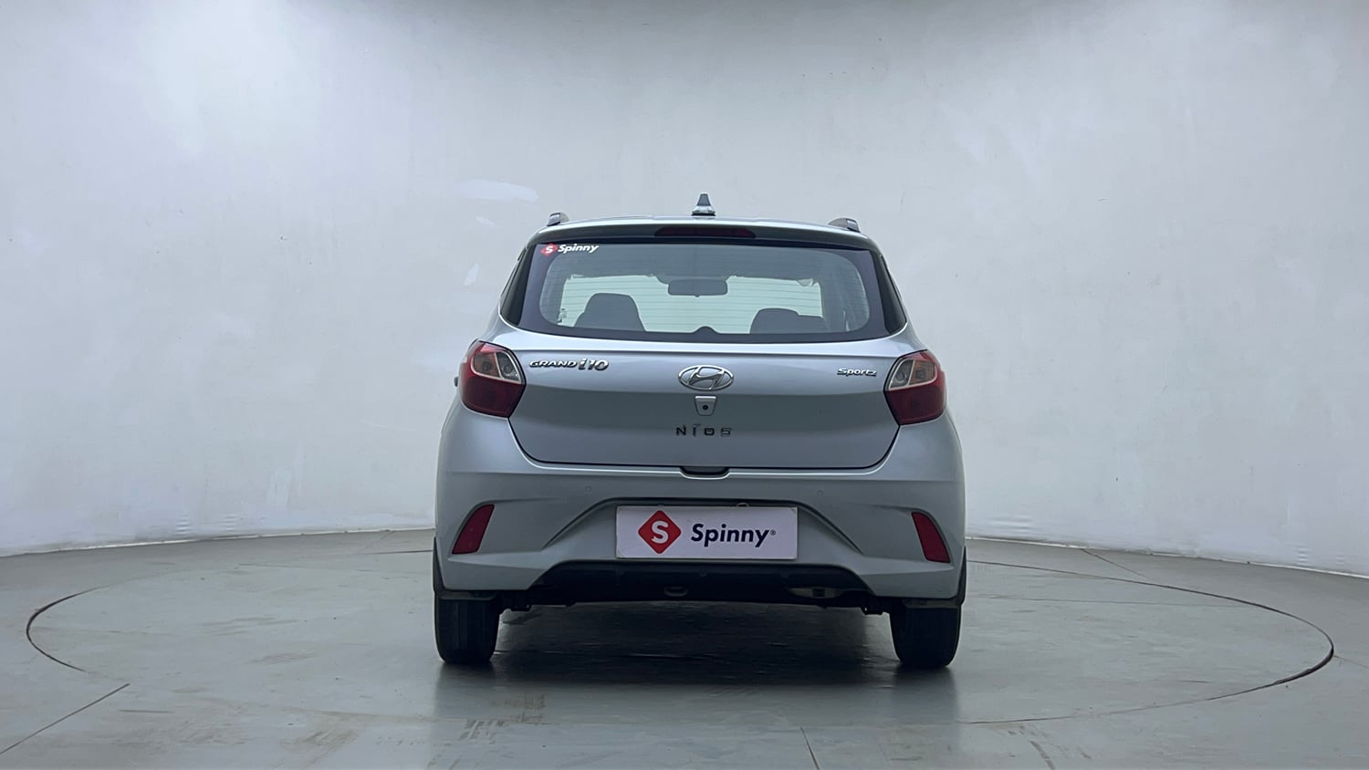 Used 2019 Hyundai Grand i10 Nios Sportz AMT 1.2 Kappa VTVT Petrol Automatic exterior BACK VIEW