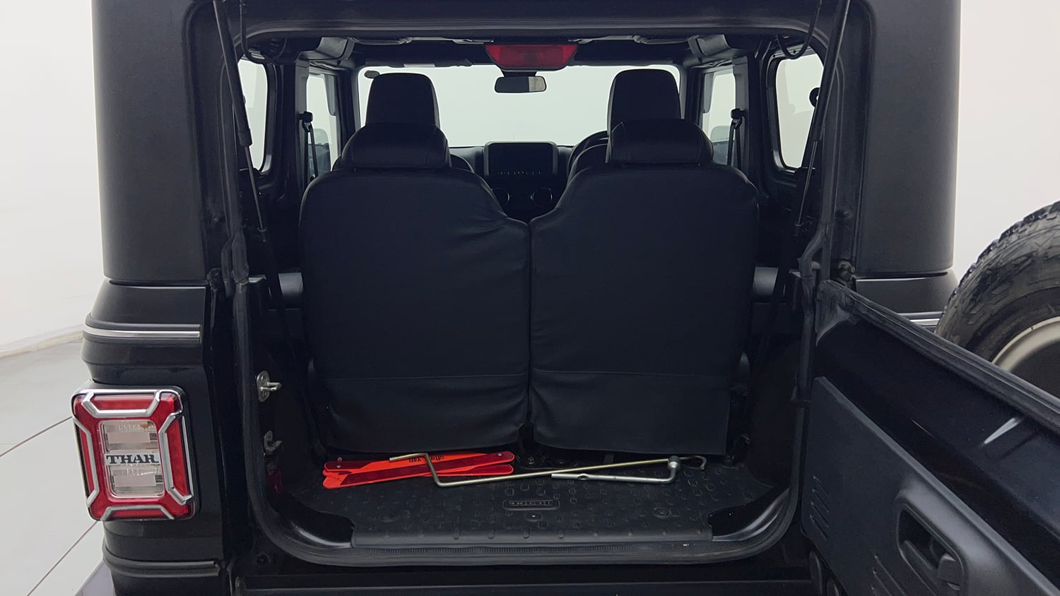 Used 2021 mahindra Thar LX Hard Top Petrol MT 4WD Petrol Manual interior DICKY INSIDE VIEW