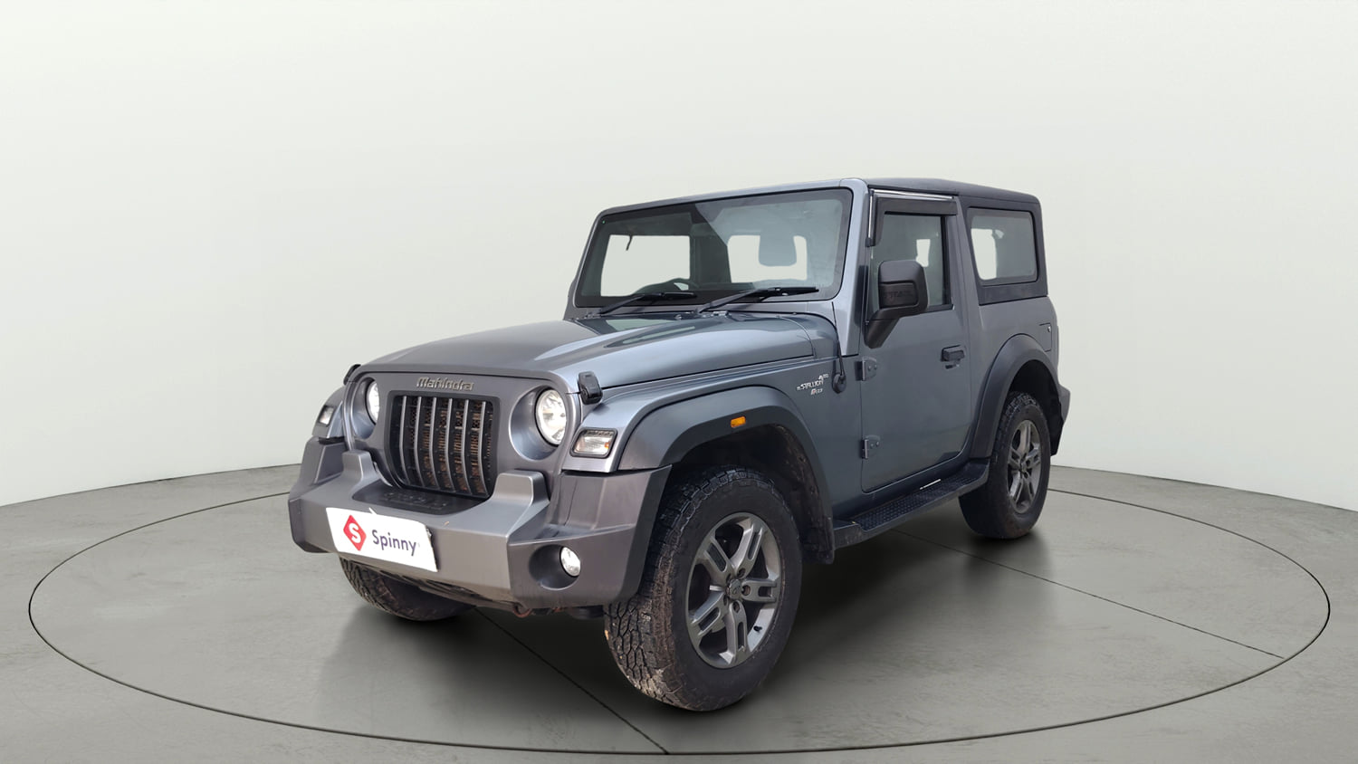Used 2020 mahindra Thar LX Hard Top Petrol AT 4WD Petrol Automatic exterior LEFT REAR CORNER VIEW