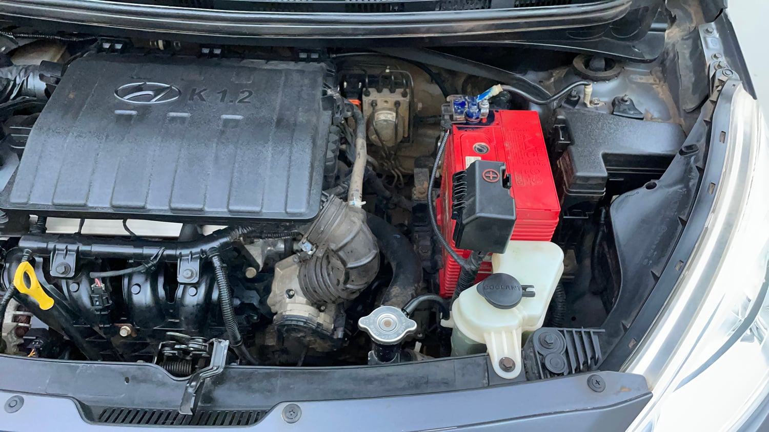 Used 2019 Hyundai Grand i10 Asta 1.2 Kappa VTVT Petrol Manual engine ENGINE LEFT SIDE VIEW