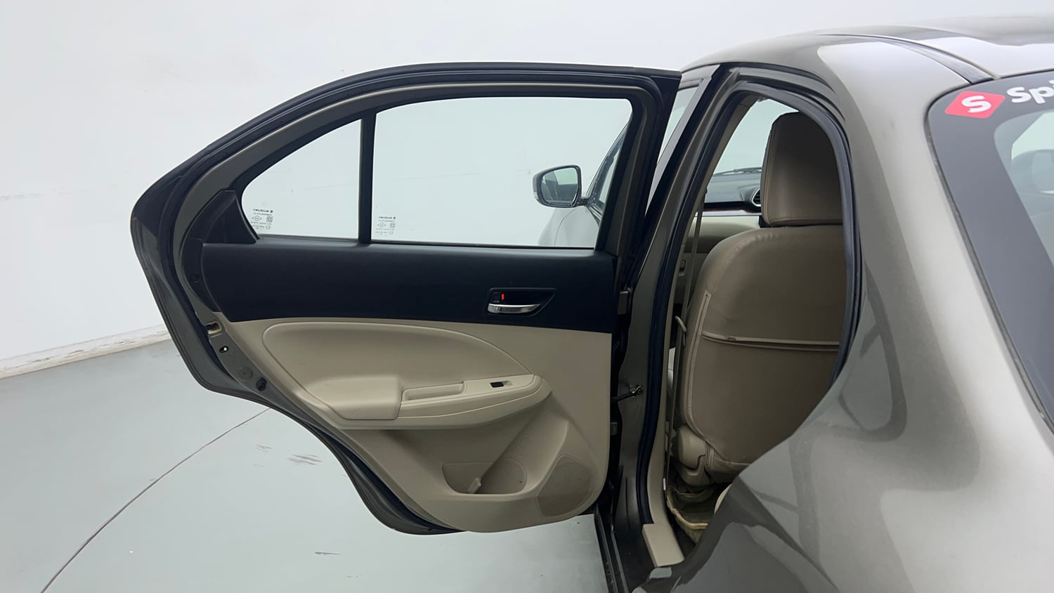 Used 2019 Maruti Suzuki Dzire VXi Petrol Manual interior LEFT REAR DOOR OPEN VIEW