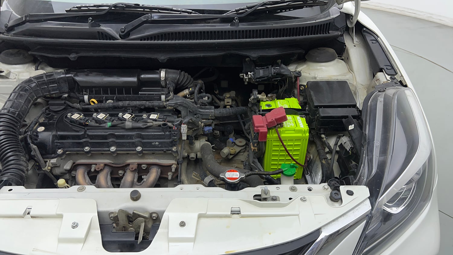 Used 2021 Maruti Suzuki Baleno Delta Petrol Manual engine ENGINE LEFT SIDE VIEW