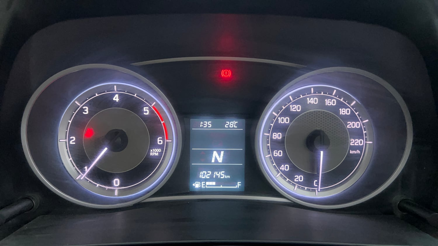 Used 2019 Maruti Suzuki Dzire VDi AMT Diesel Automatic interior CLUSTERMETER VIEW