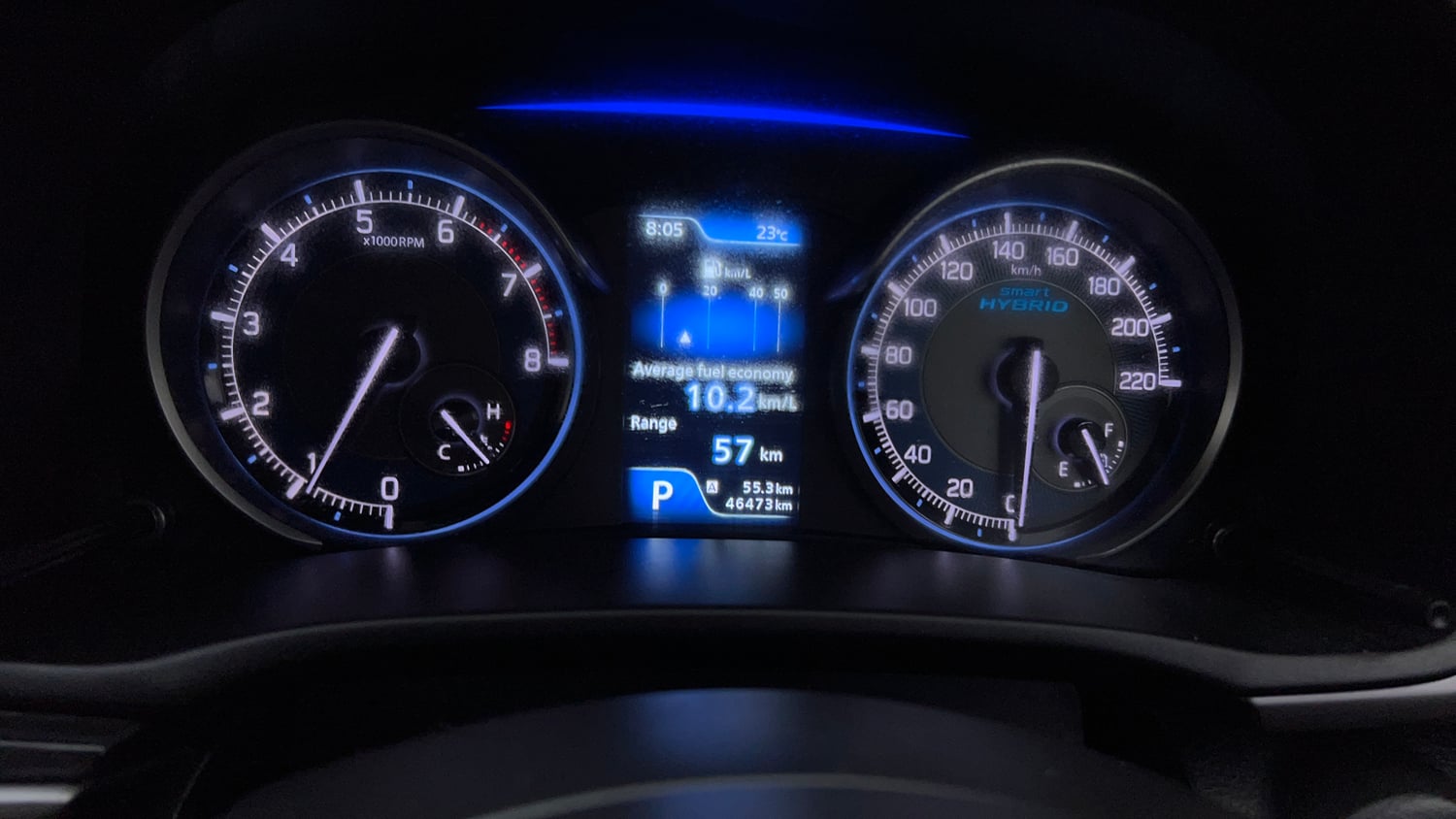 Used 2020 Maruti Suzuki XL6 Alpha AT Petrol Petrol Automatic interior CLUSTERMETER VIEW