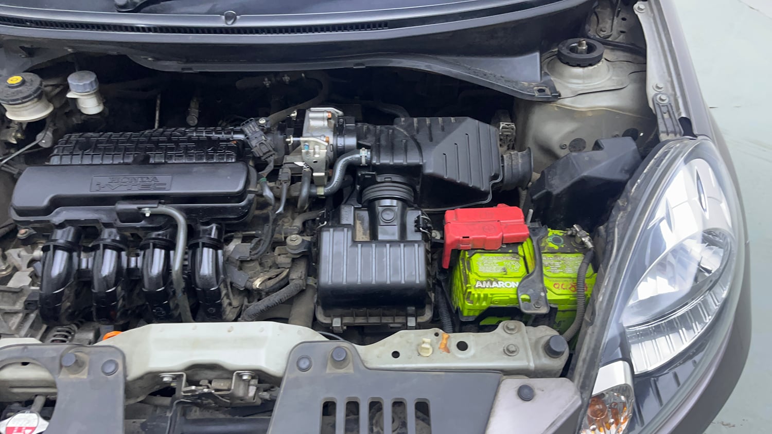 Used 2014 Honda Amaze 1.2 S i-VTEC Petrol Manual engine ENGINE LEFT SIDE VIEW