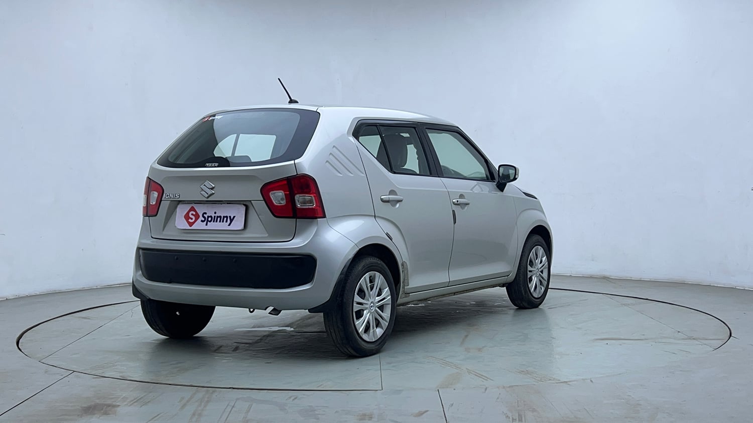 Used 2018 Maruti Suzuki Ignis Delta 1.2 AMT Petrol Automatic exterior RIGHT REAR CORNER VIEW