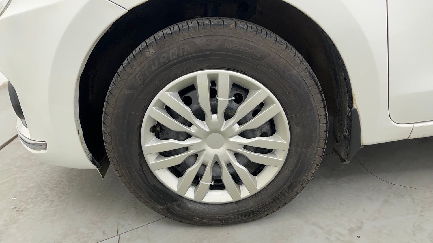Used 2019 Maruti Suzuki Dzire VDi AMT Diesel Automatic tyres LEFT FRONT TYRE RIM VIEW