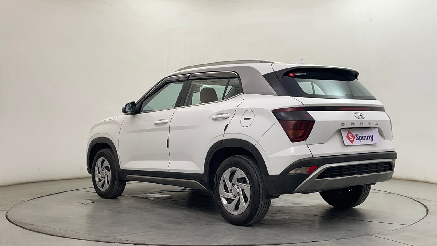 Used 2022 Hyundai Creta EX 1.5 Petrol Petrol Manual exterior LEFT REAR CORNER VIEW
