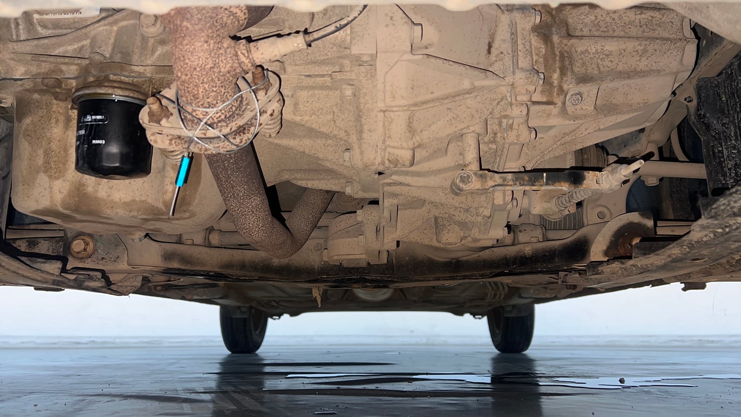 Used 2019 Maruti Suzuki Dzire VXi Petrol Manual extra FRONT LEFT UNDERBODY VIEW