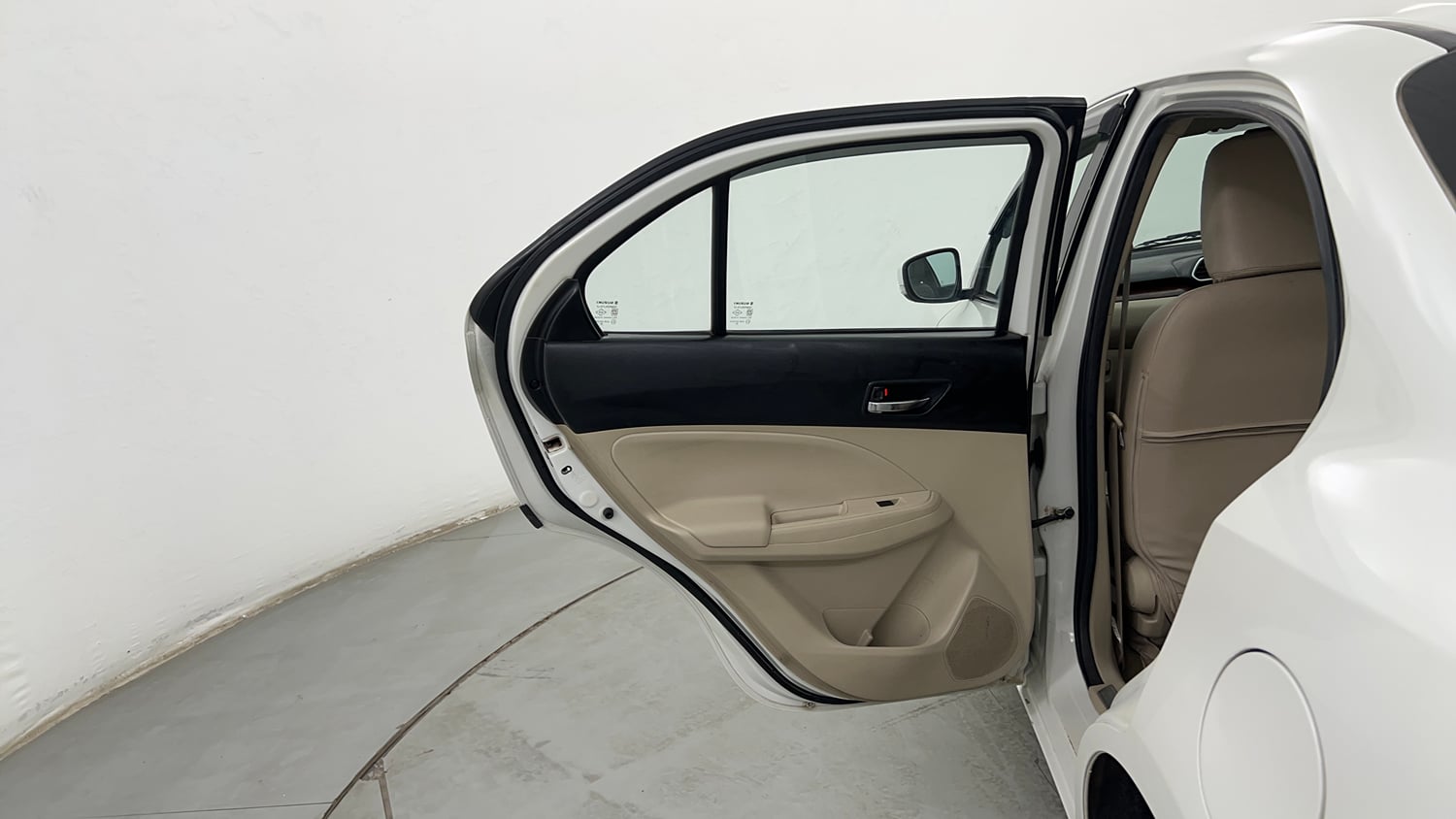 Used 2019 Maruti Suzuki Dzire VDi AMT Diesel Automatic interior LEFT REAR DOOR OPEN VIEW
