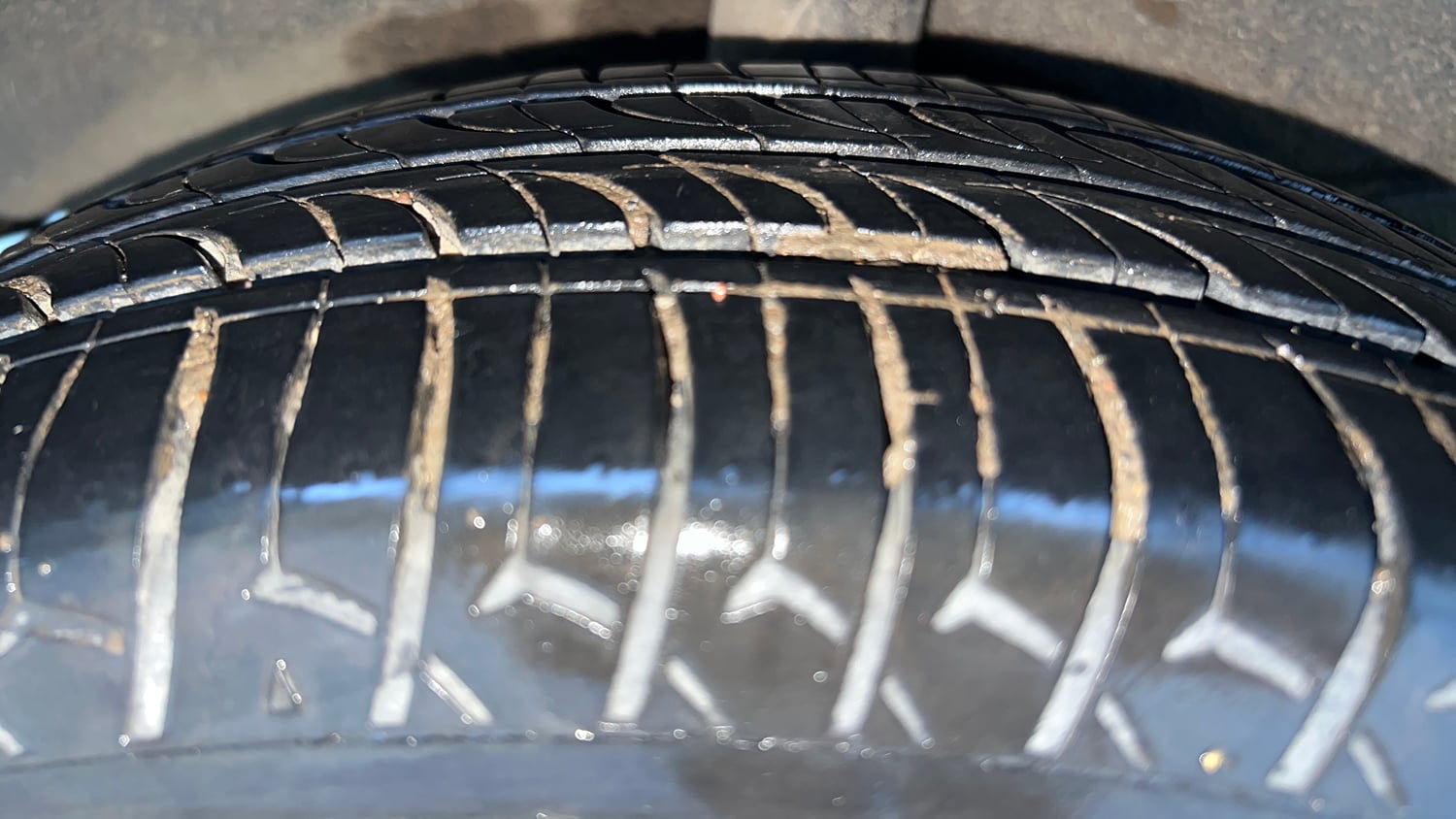 Used 2019 Hyundai Santro Sportz CNG Cng Manual tyres RIGHT REAR TYRE TREAD VIEW