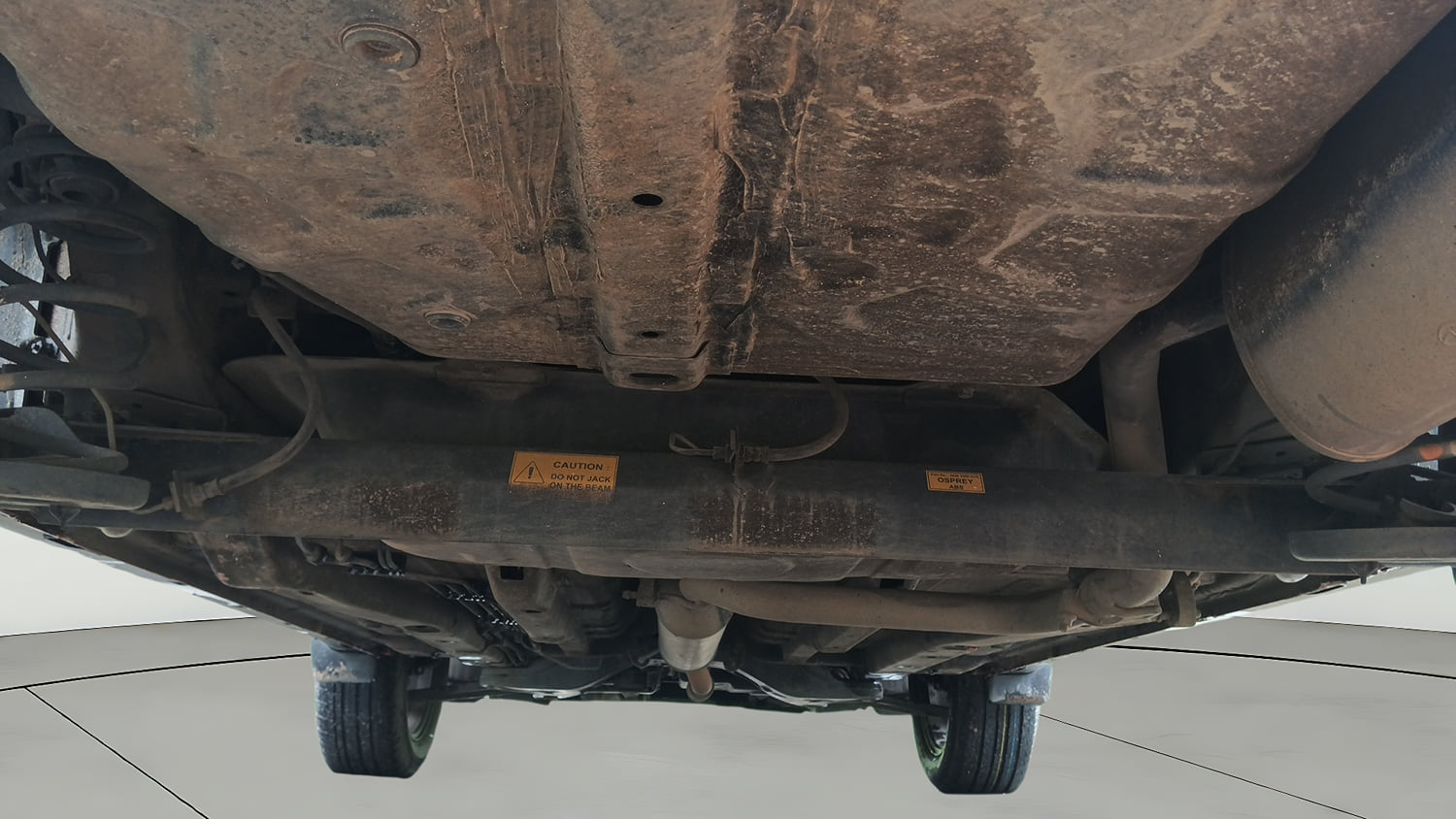Used 2018 Tata Nexon XZ Plus Diesel Dual Tone Diesel Manual extra REAR RIGHT UNDERBODY VIEW