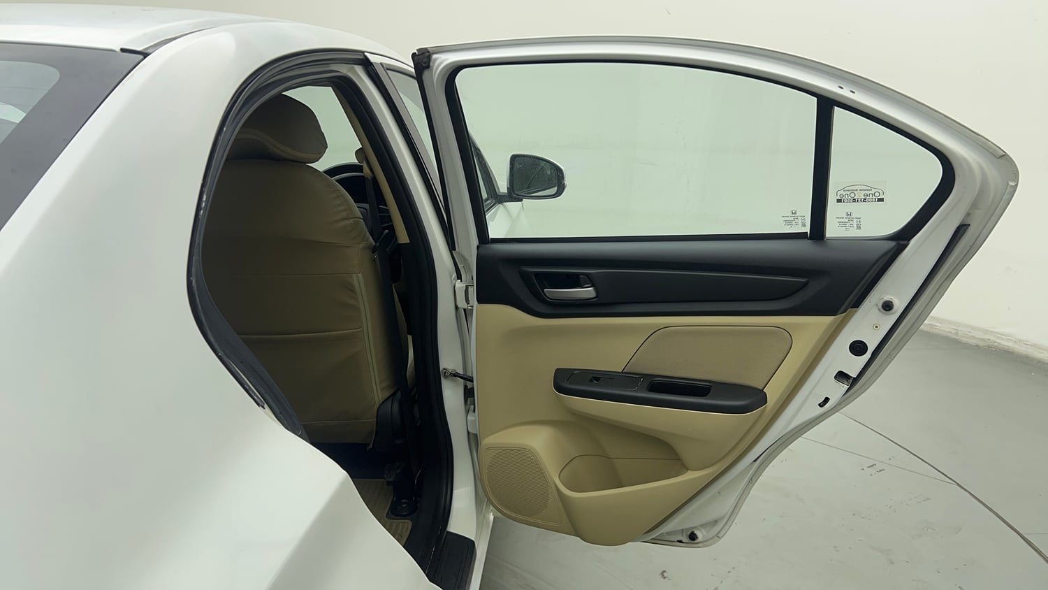 Used 2019 Honda Amaze 1.2 VX CVT Petrol Petrol Automatic interior RIGHT REAR DOOR OPEN VIEW