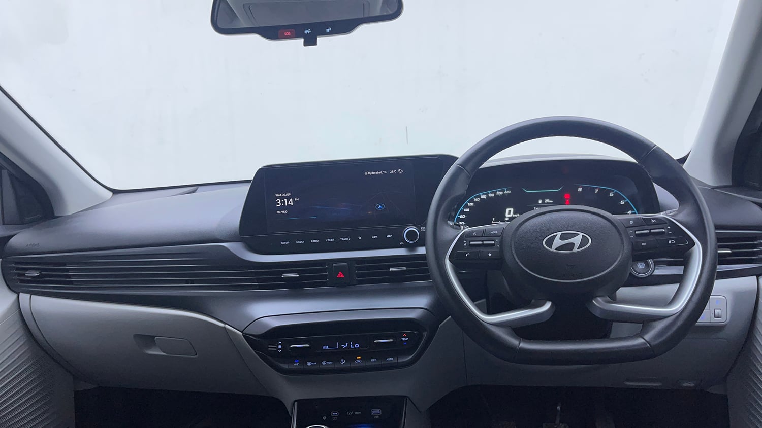 Used 2024 Hyundai New i20 Asta (O) 1.2 MT Petrol Manual interior DASHBOARD VIEW