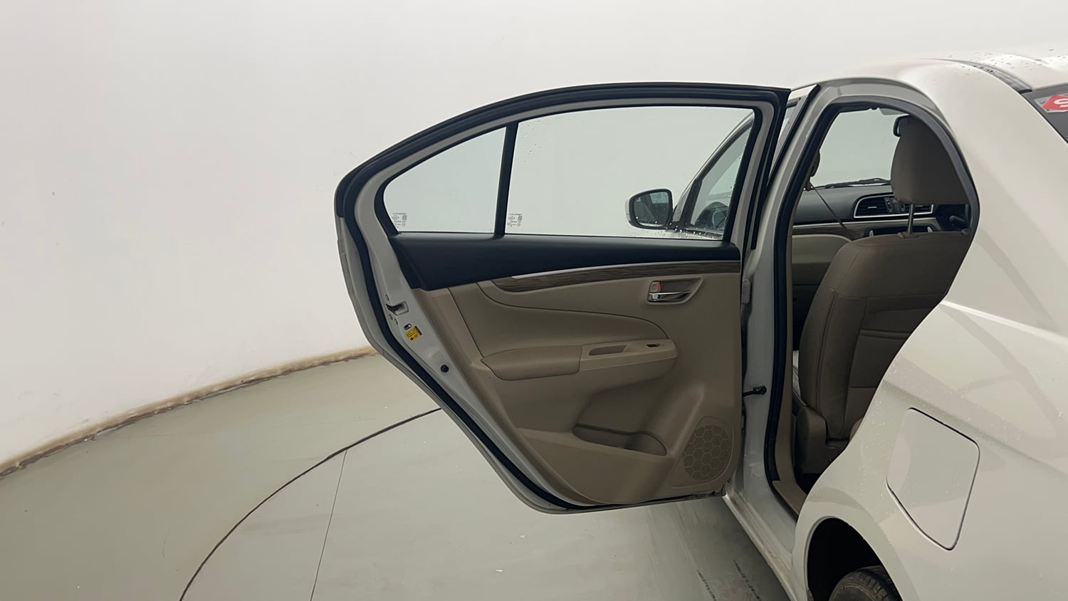 Used 2022 Maruti Suzuki Ciaz Alpha 1.5 Petrol Manual interior LEFT REAR DOOR OPEN VIEW